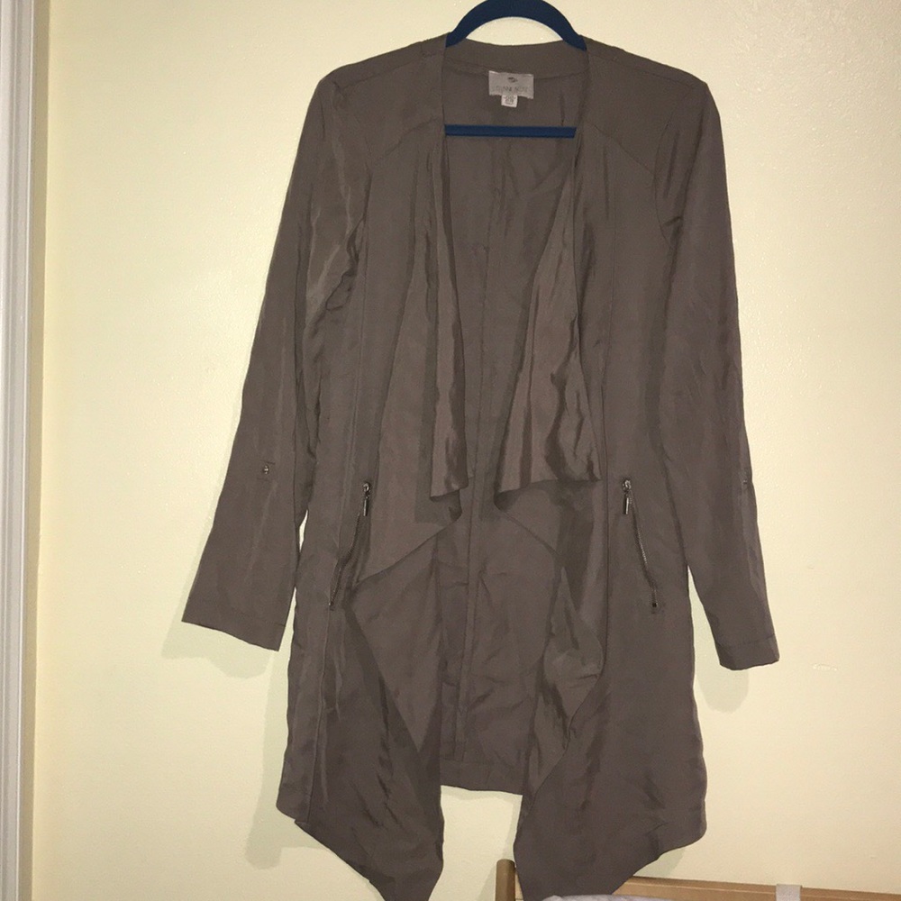 Sleek grey jacket